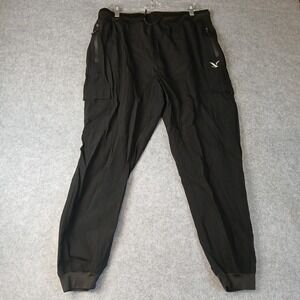 BirdSuite Cargo Jogger Pants Mens‎ 2XL Black Nylon Spandex Activewear Joggers